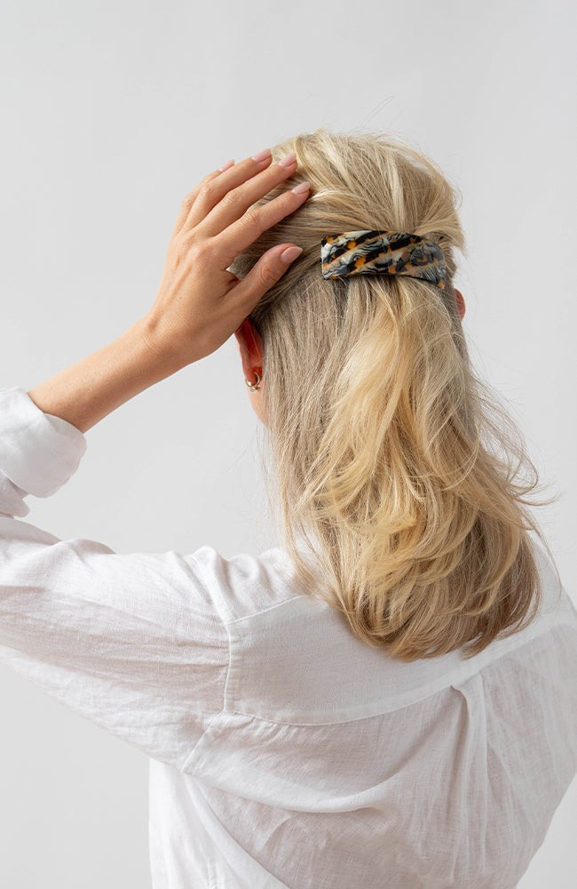 Rectangle Volume Barrette - French Classic
