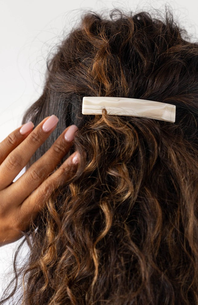 Classic Rectangle Barrette - French Classic