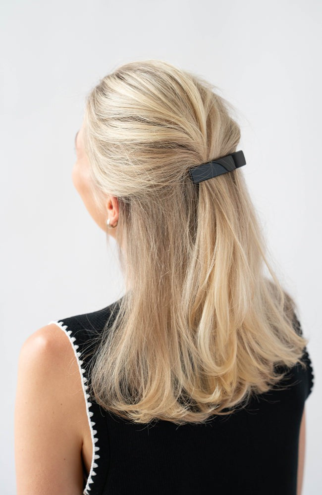 Classic Rectangle Barrette - French Classic