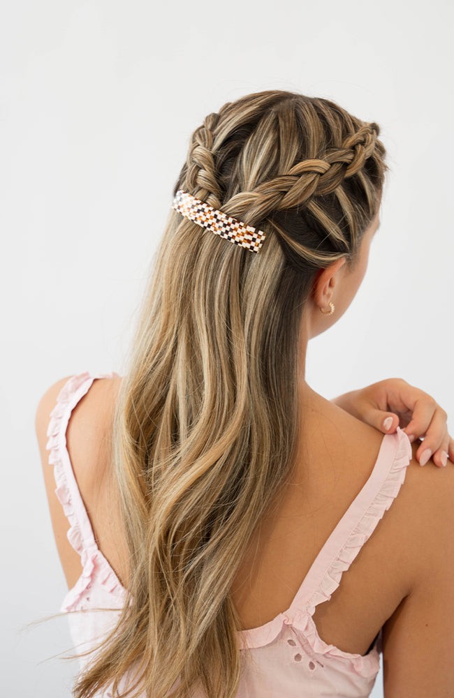 Classic Rectangle Barrette - French Classic