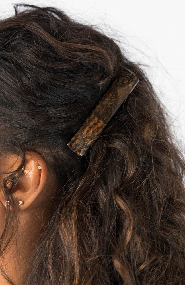 Classic Rectangle Barrette - French Classic
