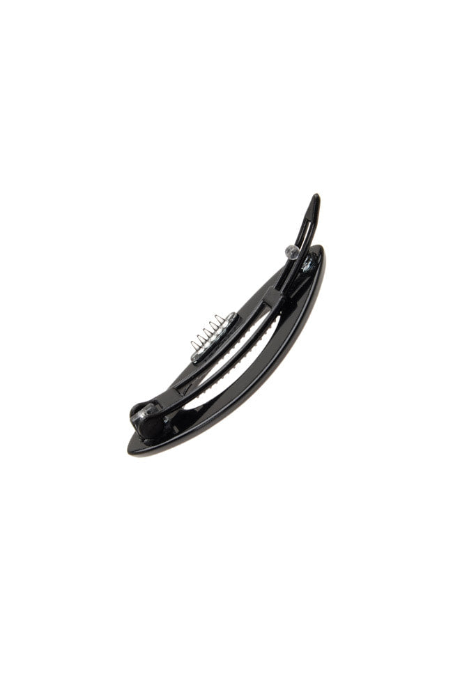 Mini Cutout Oval Plastic Tige Boule Barrette - Classic