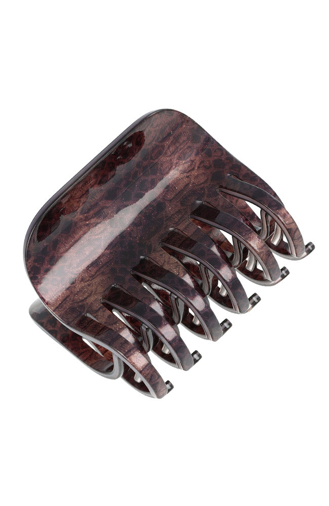 Large Double Tooth Claw Clip - Aztec