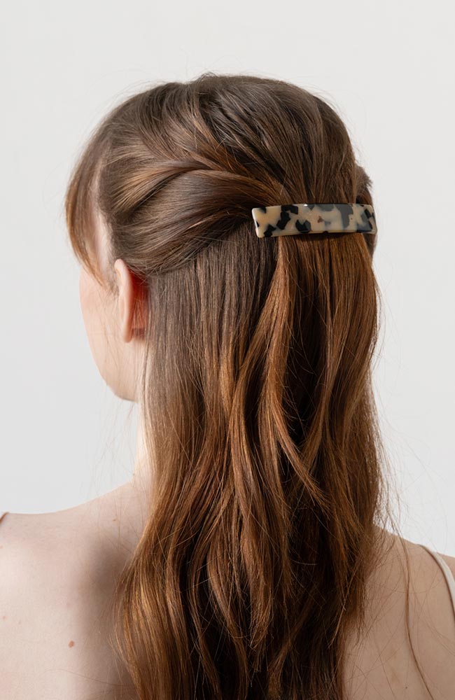 Classic Rectangle Barrette - French Classic