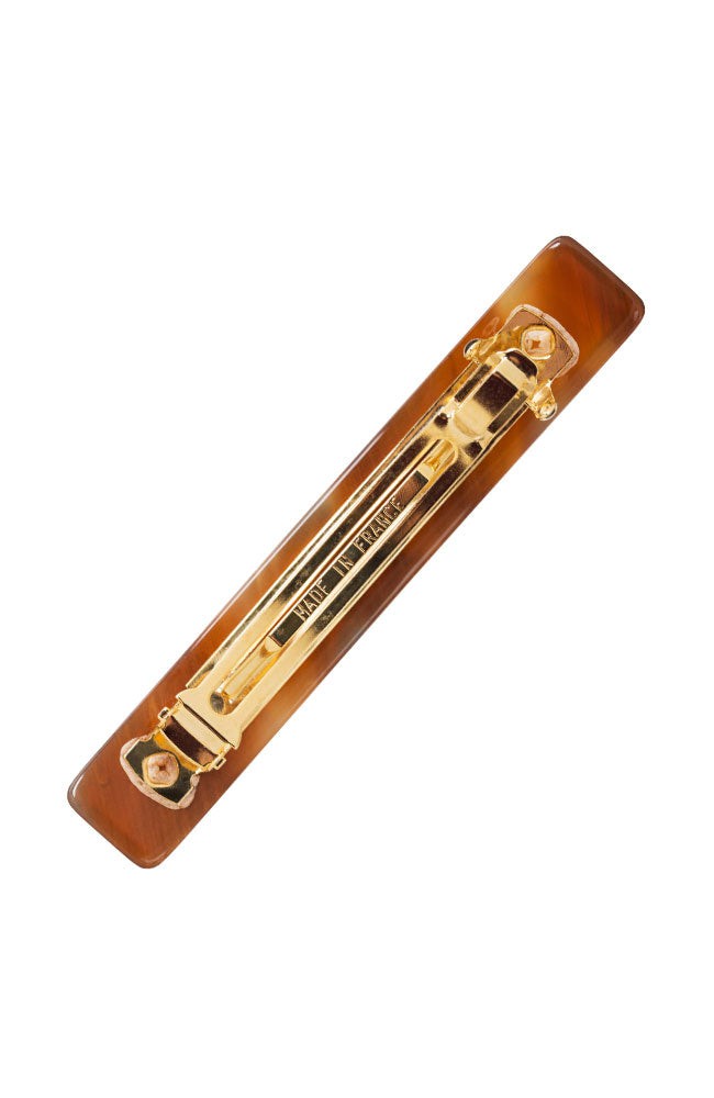 Small Luxury Rectangle Barrette - Classic