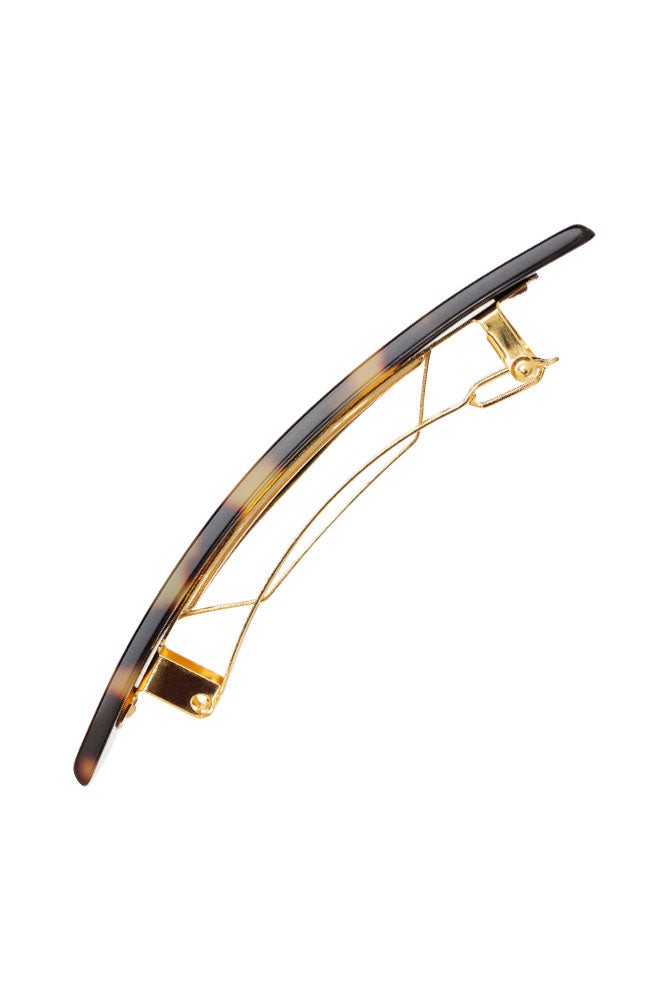 Small Luxury Rectangle Barrette - Classic