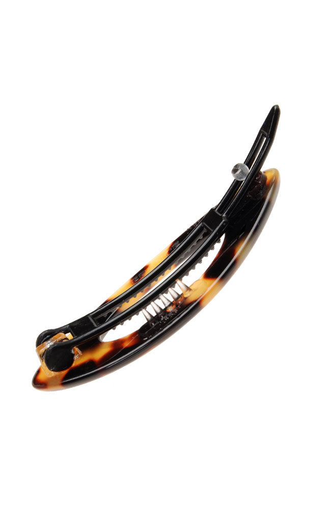 Mini Cutout Oval Plastic Tige Boule Barrette - Classic