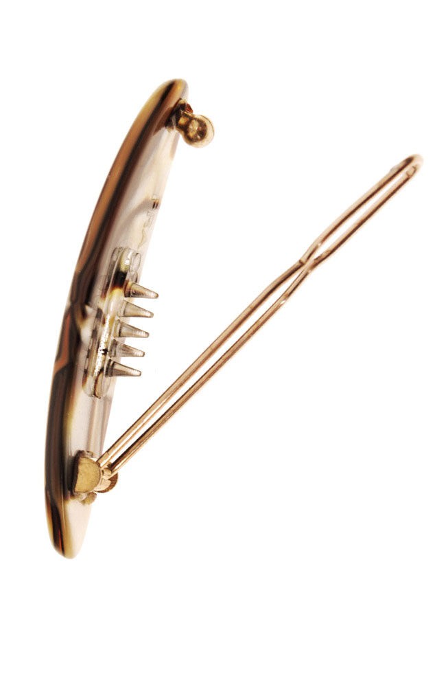 Mini Oblong Tige Boule Barrette - Classic