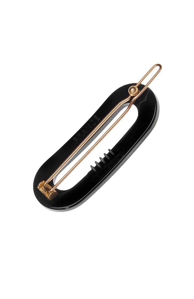 Mini Oval Tige Boule Barrette - French Classic