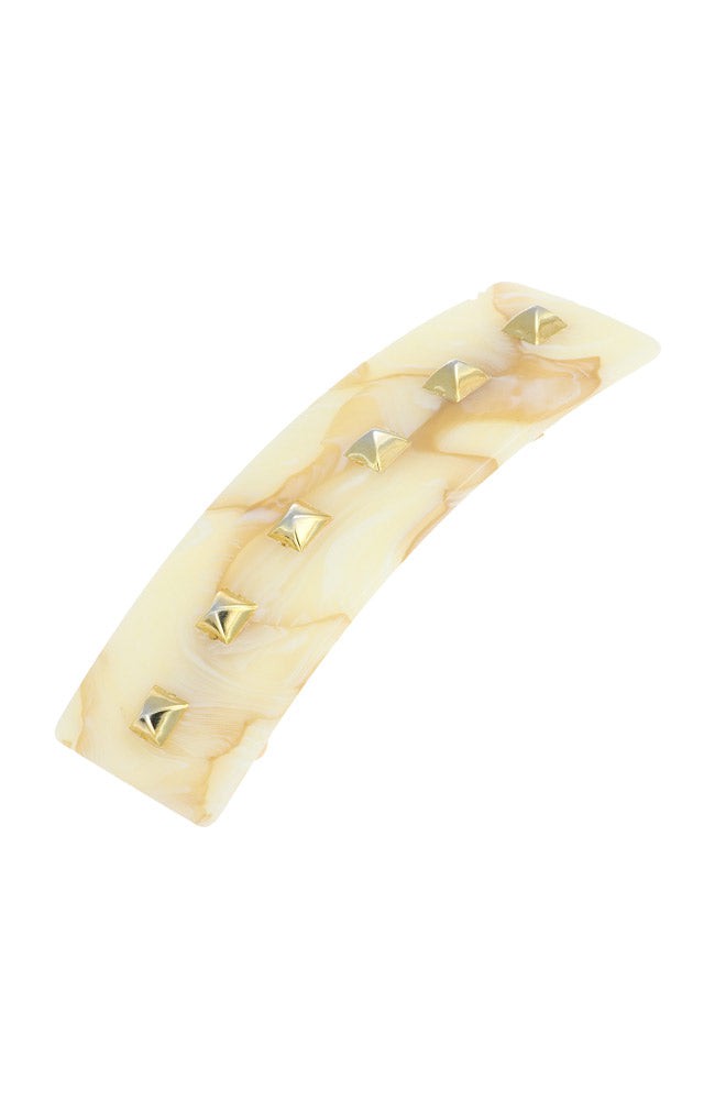 Large Studded Barrette - Studded