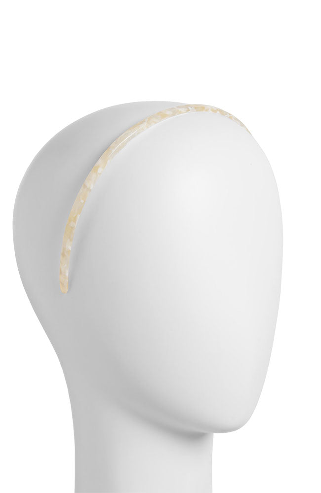 1/4" Ultracomfort Headband - Pavlova White
