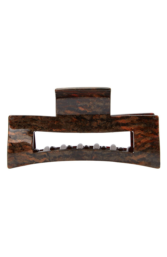 Large Cutout Rectangle Claw Clip - Classic