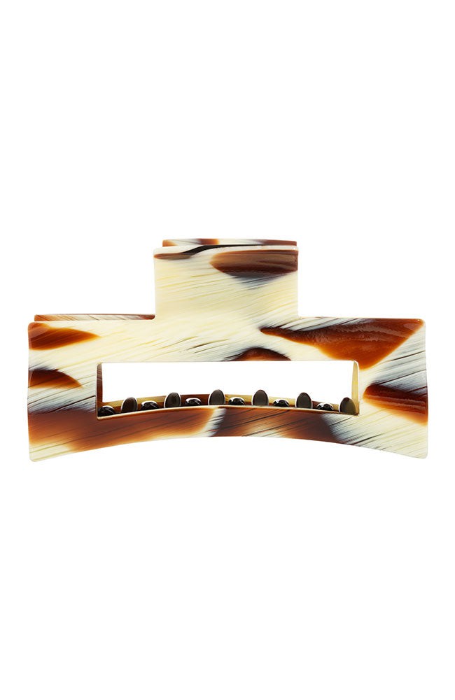 Large Cutout Rectangle Claw Clip - Classic