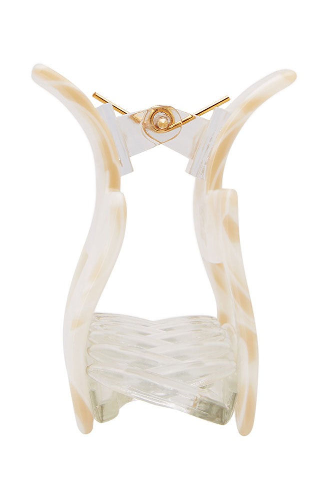 Large Cutout Rectangle Claw Clip - Classic