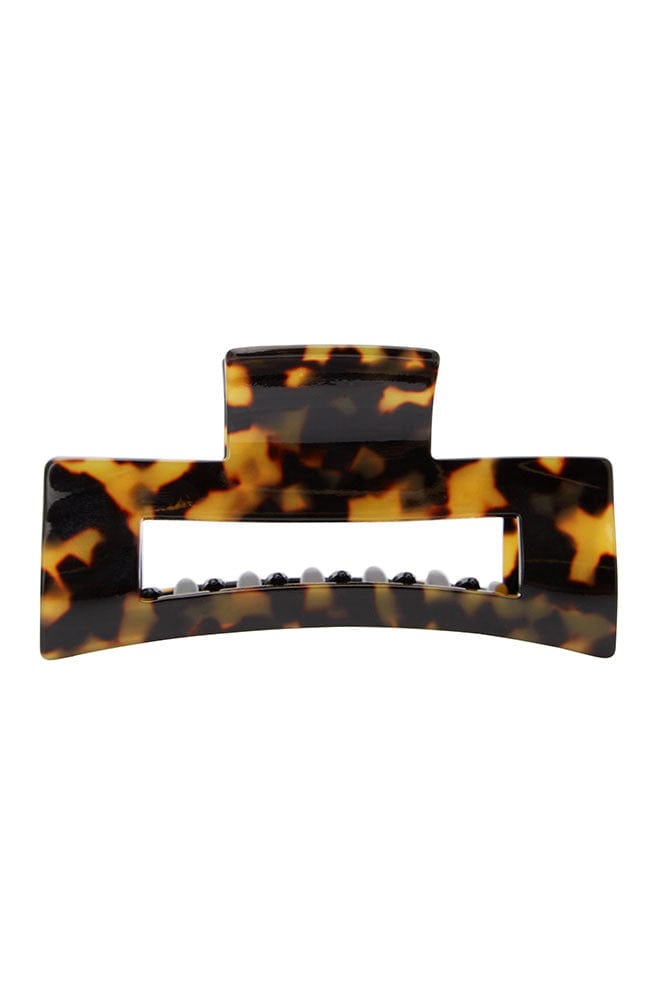 Large Cutout Rectangle Claw Clip - Classic