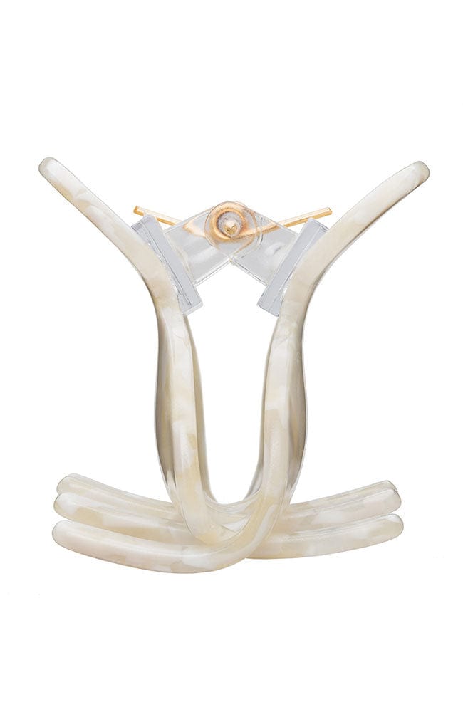 Small Couture Claw Clip - Pavlova